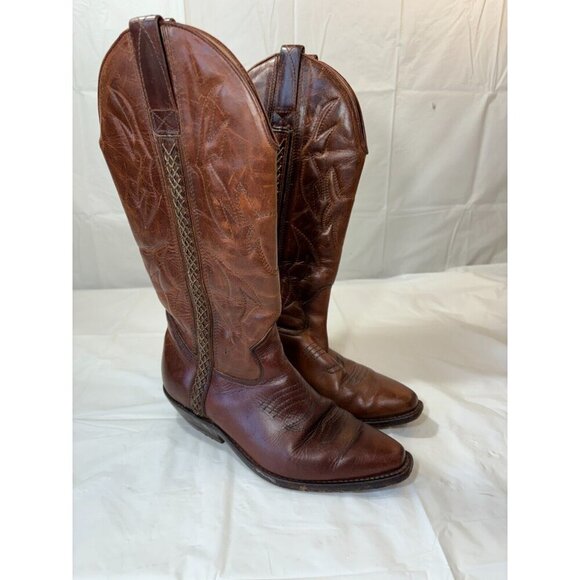 Cole Haan Womens Western boots  Brown Leather size 6.5 - Picture 1 of 12